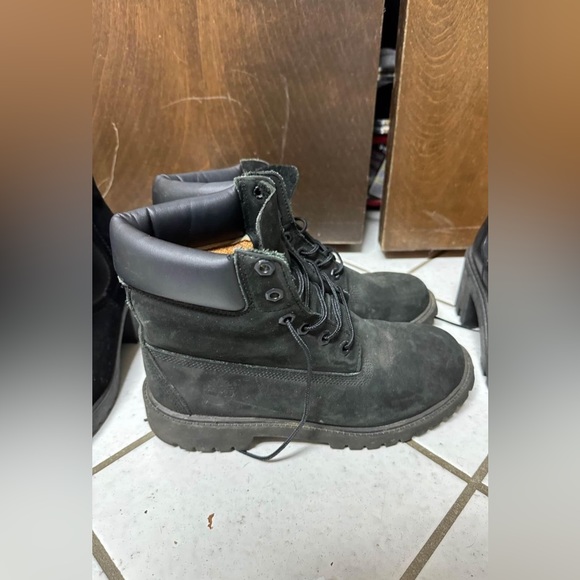 Timberland Black Boots Sz 6.5 - Picture 4 of 4